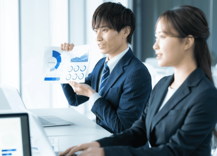 社員の写真